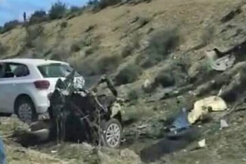 Choque frontal en Ruta 3 a la altura de Lemarchand: muere una mujer de 72 años