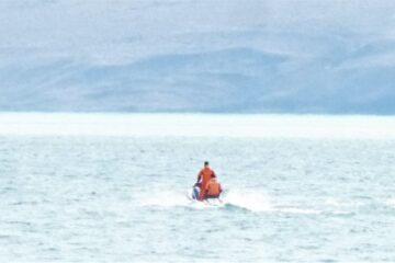 Continúa la búsqueda del kayakista desaparecido en el Lago Argentino