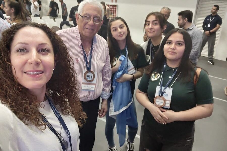 Students from Gobernador Gregores Agricultural School won a bronze medal at the Brazilian Science Fair